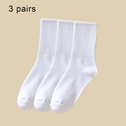 Crew Socks Breathable Mid Tube Sports Socks 3-6 Pairs