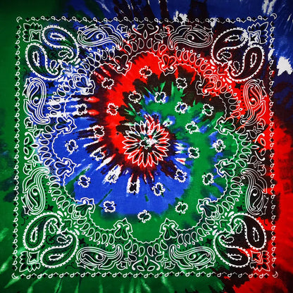 Paisley Bandana 100% Cotton Square Head Scarf 55cm