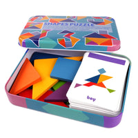 3D Wooden Animal Jigsaw Puzzle Montessori Sorting Toy for Kids