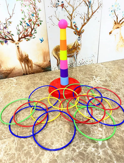 A fun two-in-one activity for indoor play, outdoor games, and family interaction.