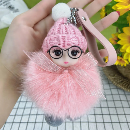 A charming plush accessory for handbags, school bags, wallets, car keys, and everyday gifting.