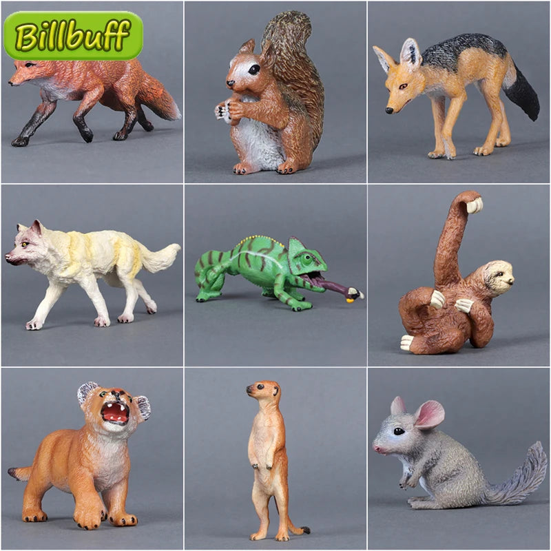 Wild Animal Figures Zoo Set Realistic ABS Educational Toys