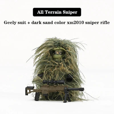 Military Building Block Figures Soldier Army SWAT Mini Figures