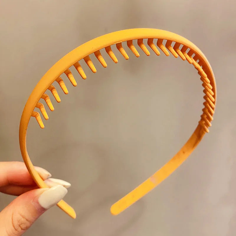 Women Hair Headband Matte Toothed Hair Hoop Fashion Accessory
