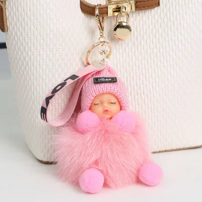 A charming plush accessory for handbags, school bags, wallets, car keys, and everyday gifting.