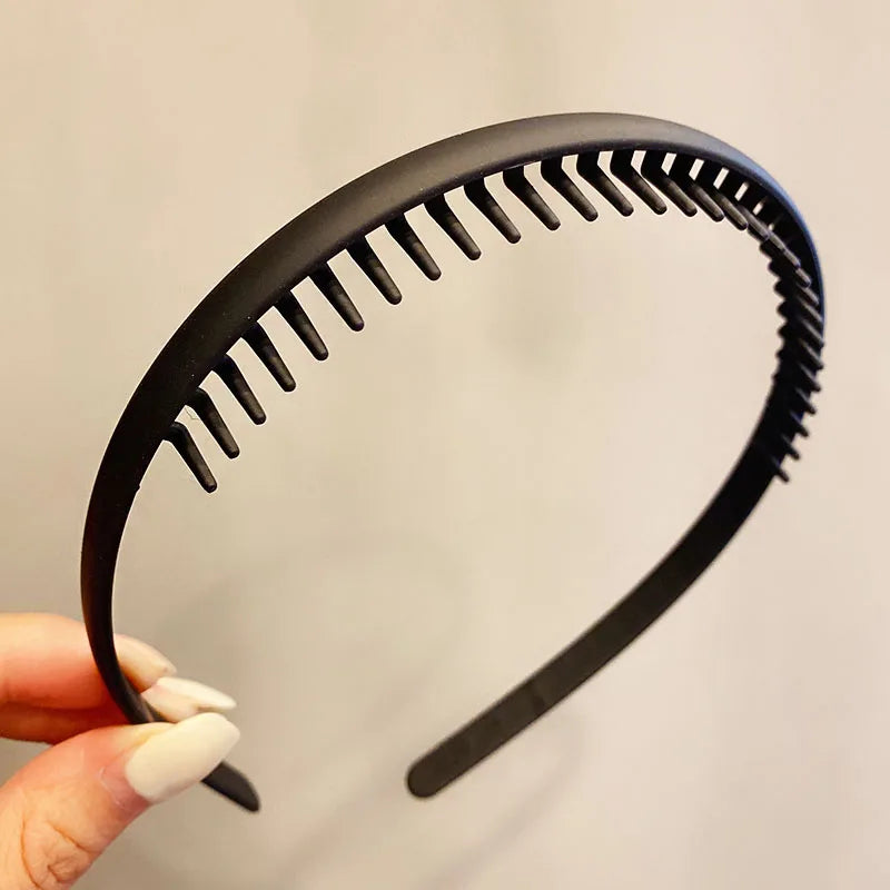 Women Hair Headband Matte Toothed Hair Hoop Fashion Accessory