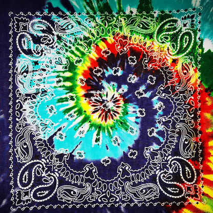 Paisley Bandana 100% Cotton Square Head Scarf 55cm
