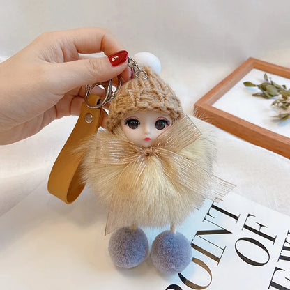 A charming plush accessory for handbags, school bags, wallets, car keys, and everyday gifting.