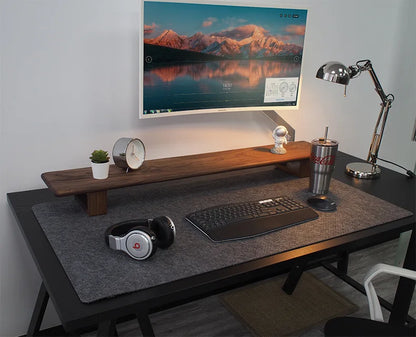 XXL Large Wool Felt Gaming Mouse Pad – Non-Slip Desk Mat for Keyboard & Laptop