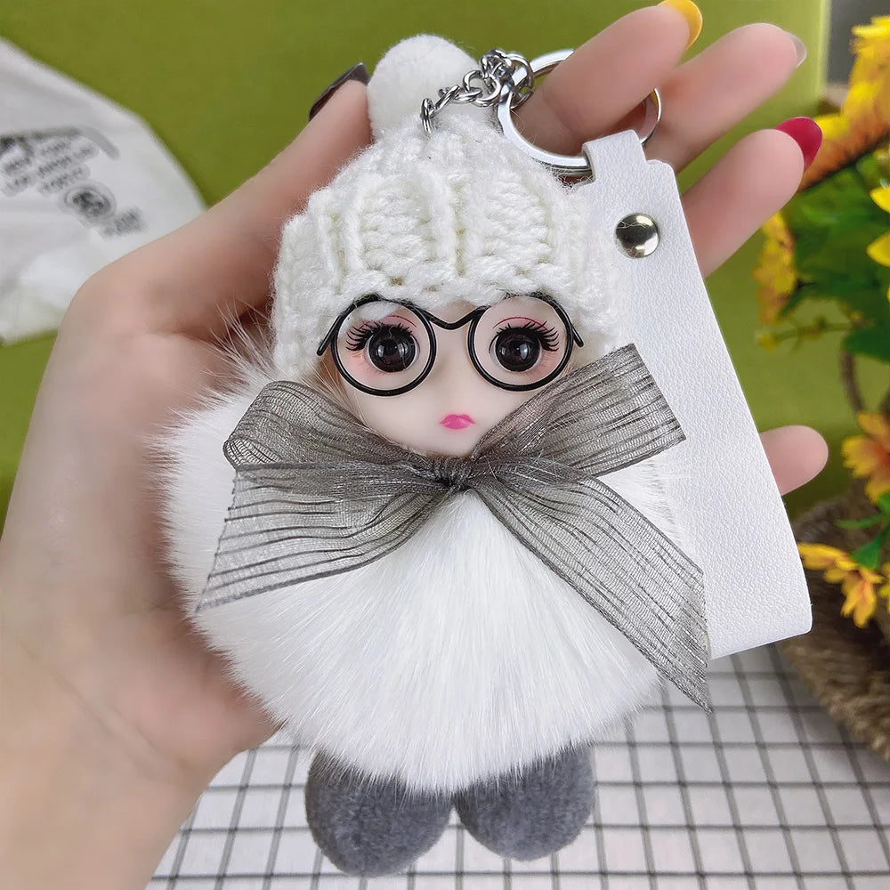 A charming plush accessory for handbags, school bags, wallets, car keys, and everyday gifting.
