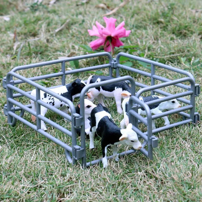 Farm Animal Figures Cow Calf Bull Buffalo PVC Model Toy