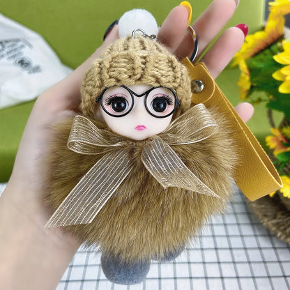 A charming plush accessory for handbags, school bags, wallets, car keys, and everyday gifting.