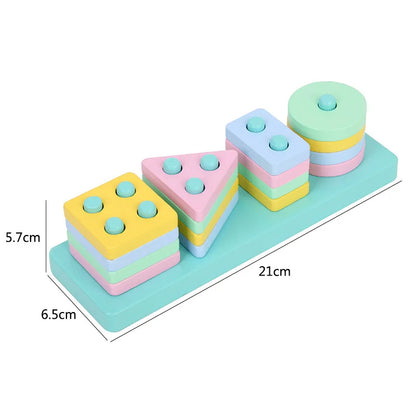 Montessori Wooden 3D Puzzle Toy for Early Learning
