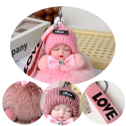 A charming plush accessory for handbags, school bags, wallets, car keys, and everyday gifting.