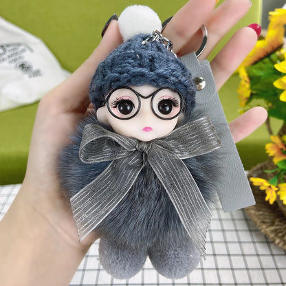 A charming plush accessory for handbags, school bags, wallets, car keys, and everyday gifting.