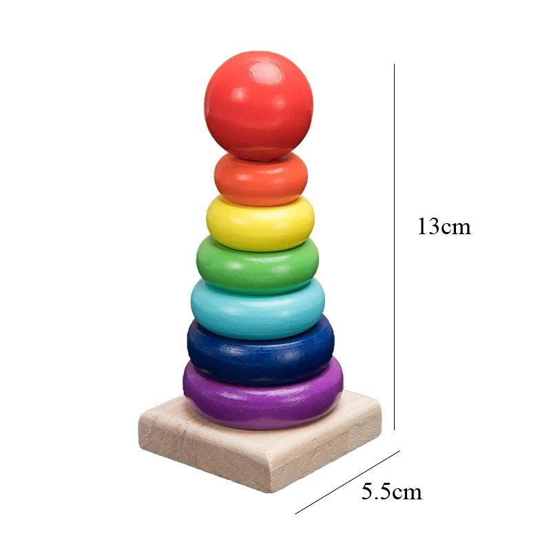 Montessori Wooden 3D Puzzle Toy for Early Learning
