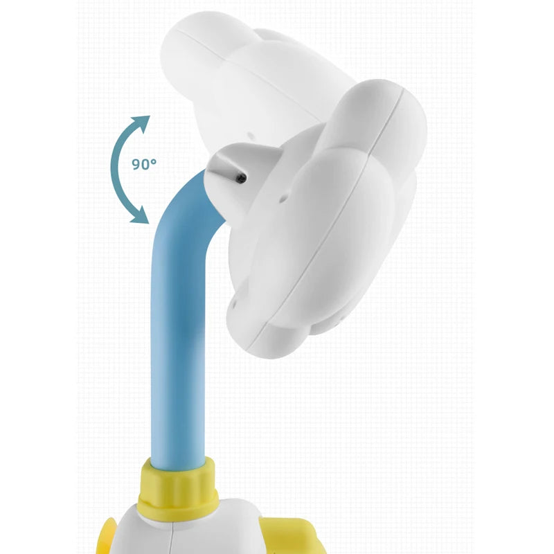 Baby Bath Water Spray Cloud Toy with Faucet Shower