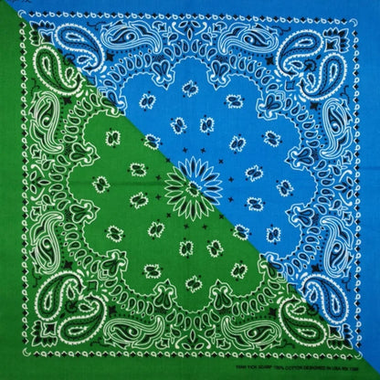 Paisley Bandana 100% Cotton Square Head Scarf 55cm