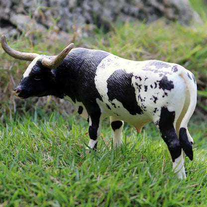 Farm Animal Figures Cow Calf Bull Buffalo PVC Model Toy