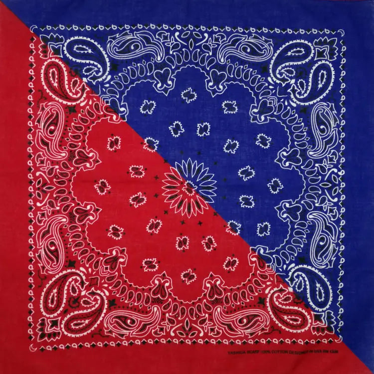 Paisley Bandana 100% Cotton Square Head Scarf 55cm