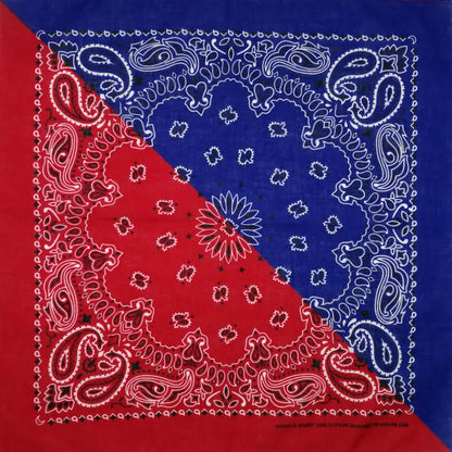 Paisley Bandana 100% Cotton Square Head Scarf 55cm