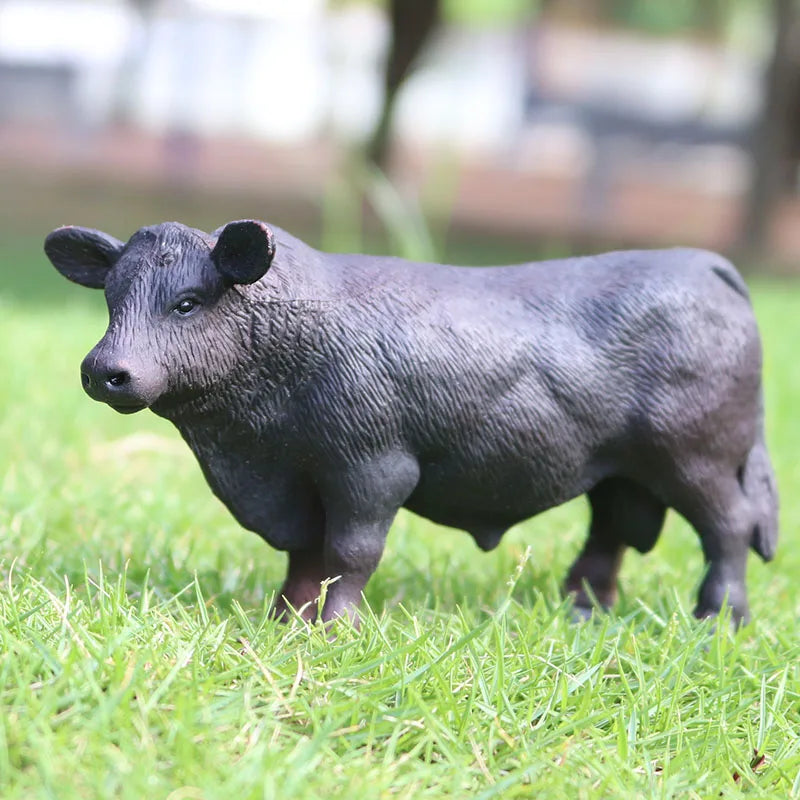 Farm Animal Figures Cow Calf Bull Buffalo PVC Model Toy