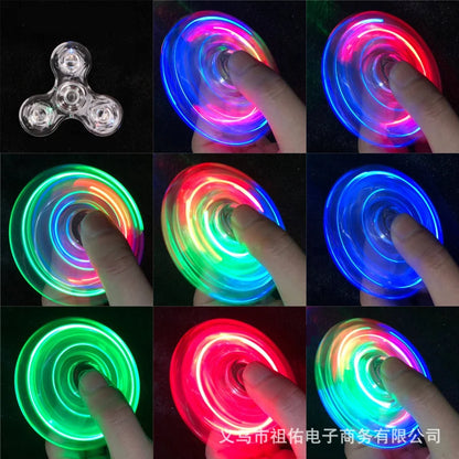 LED Fidget Spinner – Glow in the Dark Hand Spinner Toy