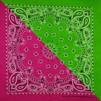 Paisley Bandana 100% Cotton Square Head Scarf 55cm