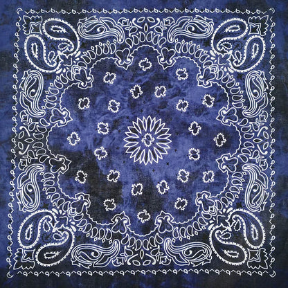 Paisley Bandana 100% Cotton Square Head Scarf 55cm