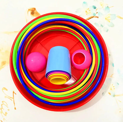 A fun two-in-one activity for indoor play, outdoor games, and family interaction.