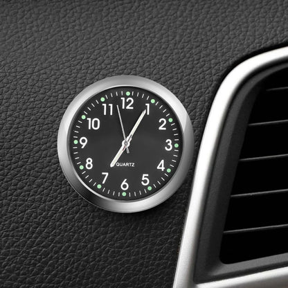 Mini Car Clock – Luminous Quartz Dashboard & Air Vent Clock