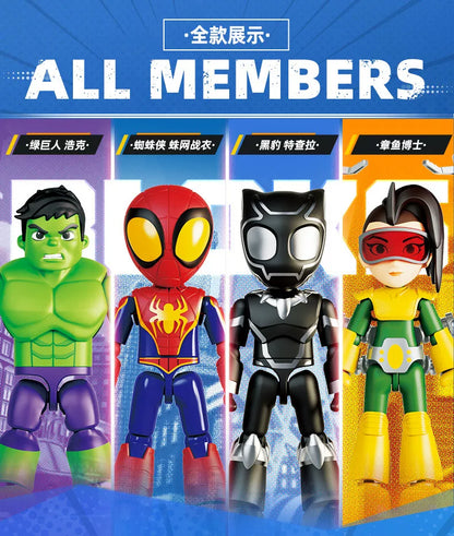 Assembly Action Figure 12cm Blind Box Building Block Toy Model