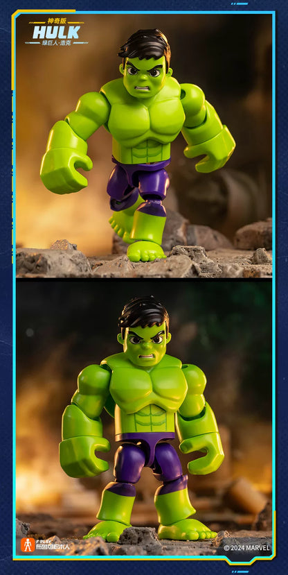 Assembly Action Figure 12cm Blind Box Building Block Toy Model