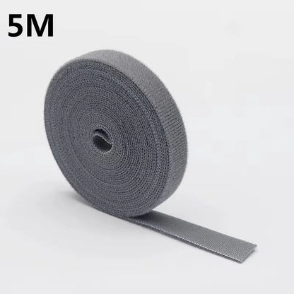 1/5M Cable Organizer Tape – Reusable Wire Winder & Cord Management Tie