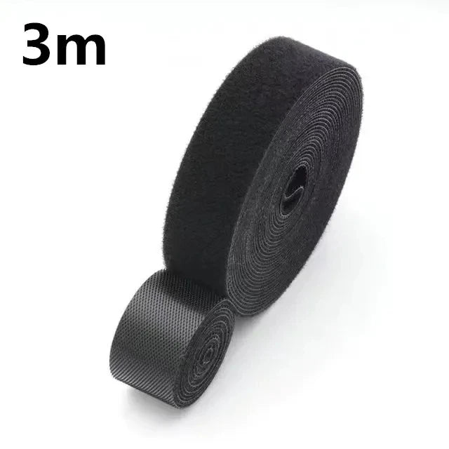1/5M Cable Organizer Tape – Reusable Wire Winder & Cord Management Tie