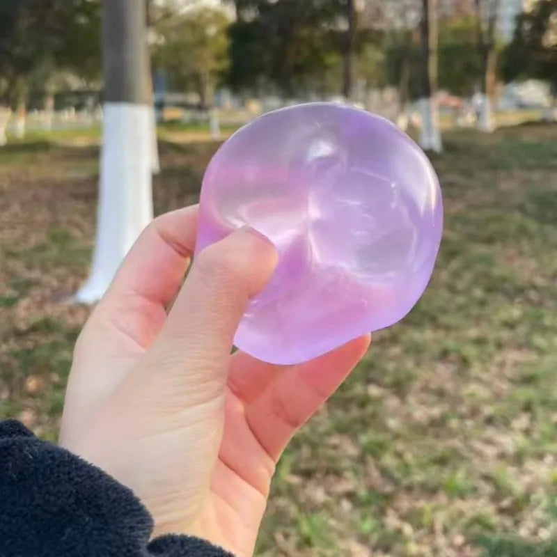 Mochi Maltose Squishy Toy – Soft Transparent Squeeze Fidget