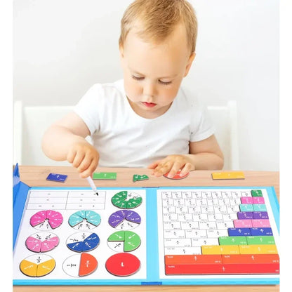 Magnetic Fraction Learning Book for Kids