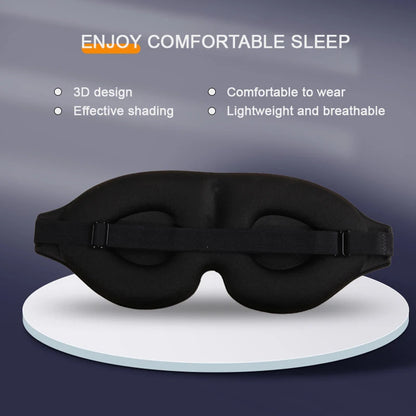 3D Sleep Mask – Adjustable Light Blocking Eye Mask