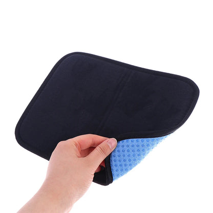 1PCS 25x20CM Bowling Ball Towel Indoor Outdoor Nonslip Polyester Cleaning Pad Reusable Dust Remover Sport Balls Equipment