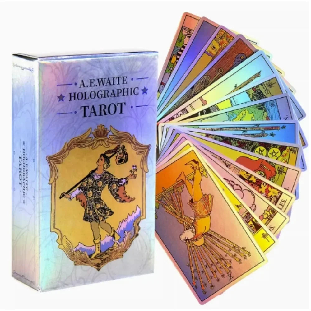 Tarot Card Deck for Beginners – Rainbow Holographic