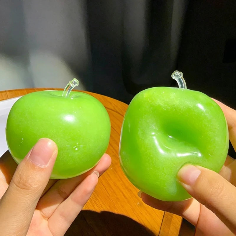 Green Apple Slushie Squishy Fidget Toy Slow Rising Sensory Toy