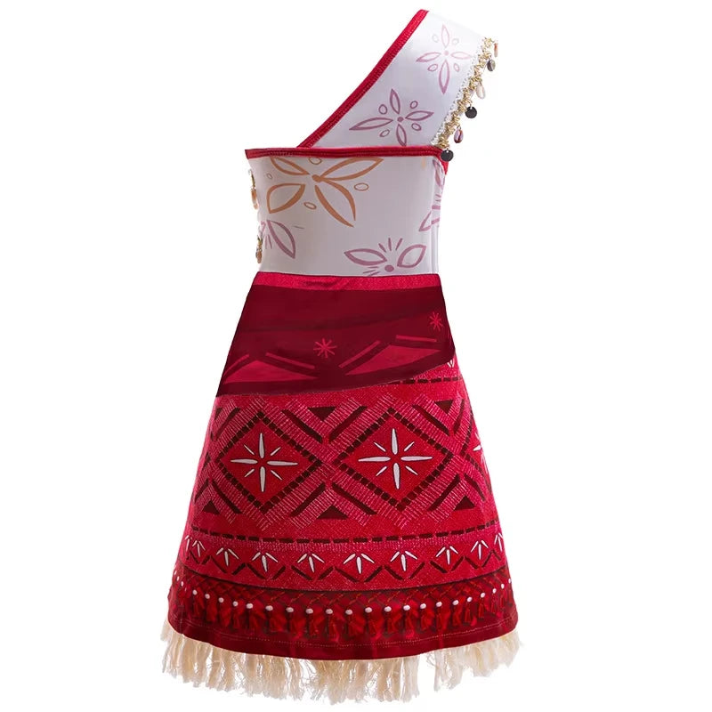 Moana 2 Dress for Girls Princess Costume with Accessories