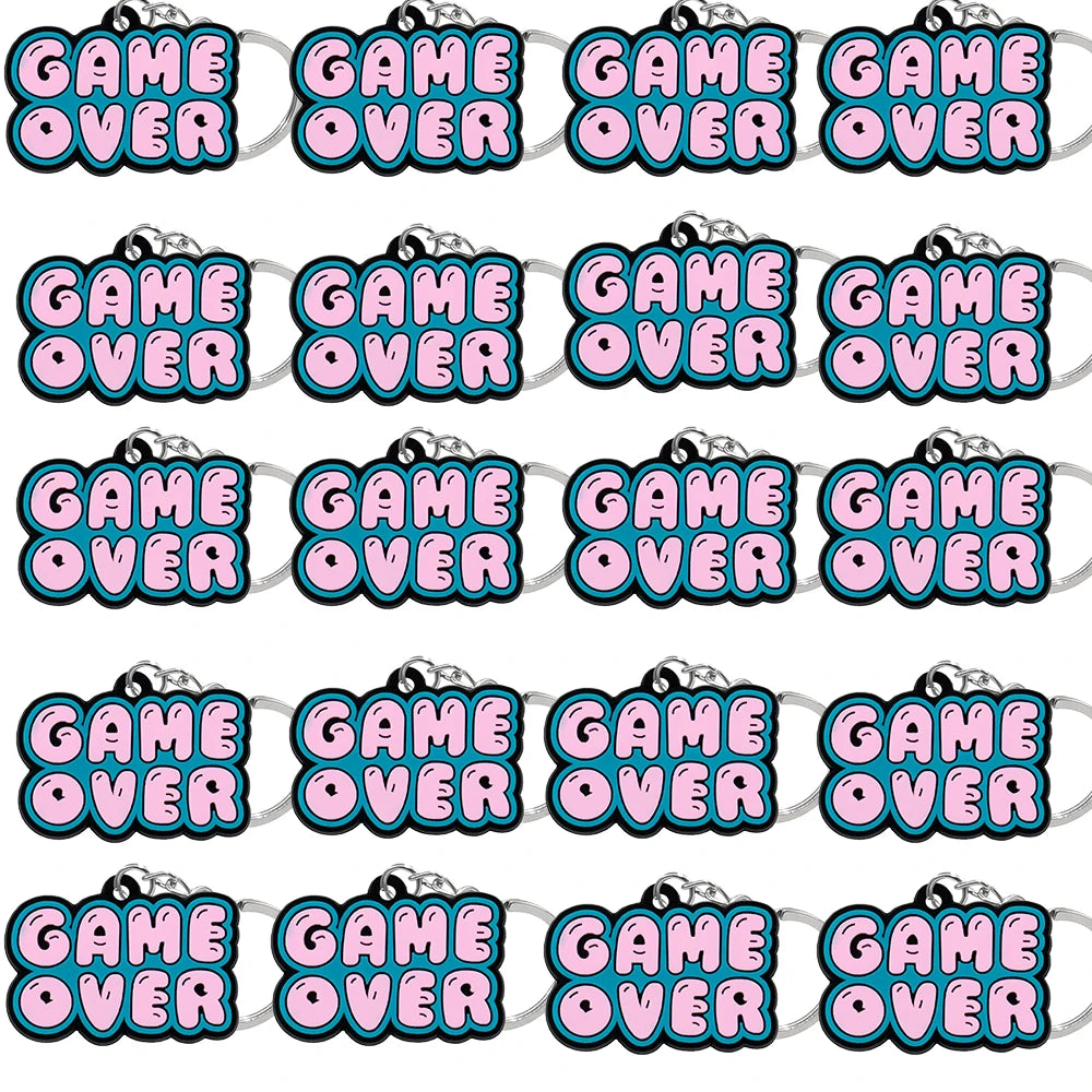 A fun gaming-inspired accessory set for keys, handbags, backpacks, party favors, and gifting.