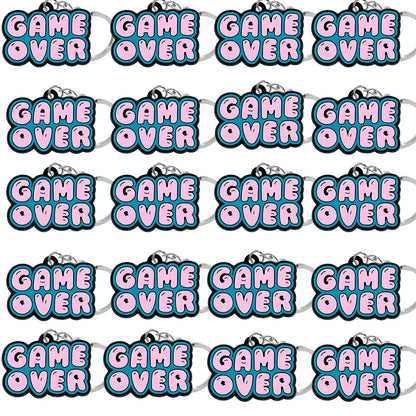 A fun gaming-inspired accessory set for keys, handbags, backpacks, party favors, and gifting.