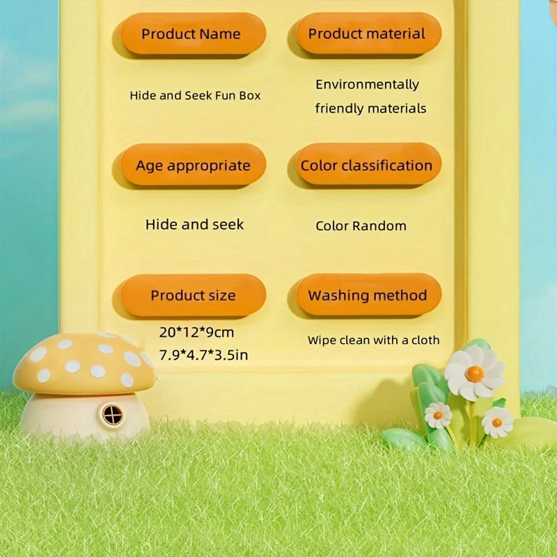 Montessori Pop Up Animal Toy – Learning Box