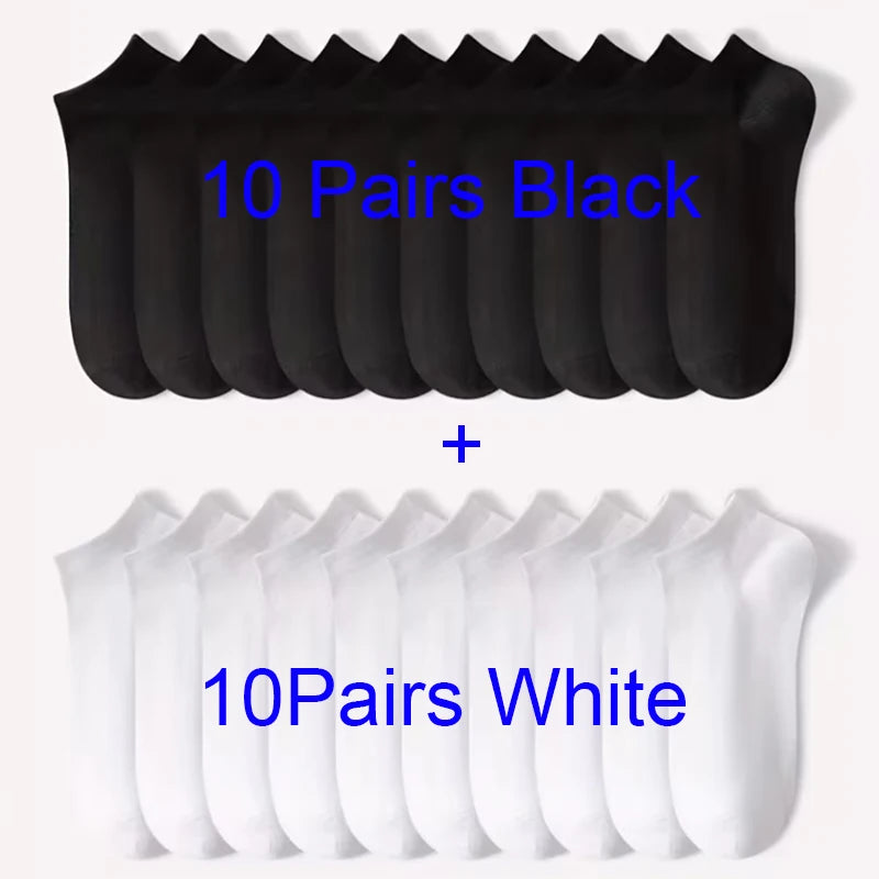 Ankle Socks 5 Pack Breathable Low Cut Unisex Socks