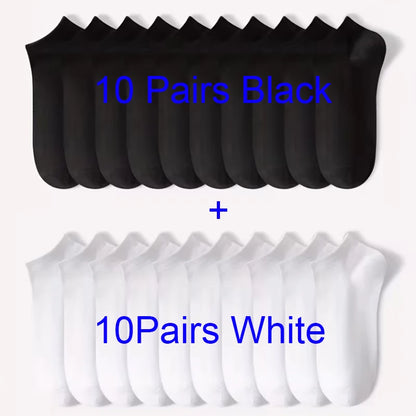 Ankle Socks 5 Pack Breathable Low Cut Unisex Socks