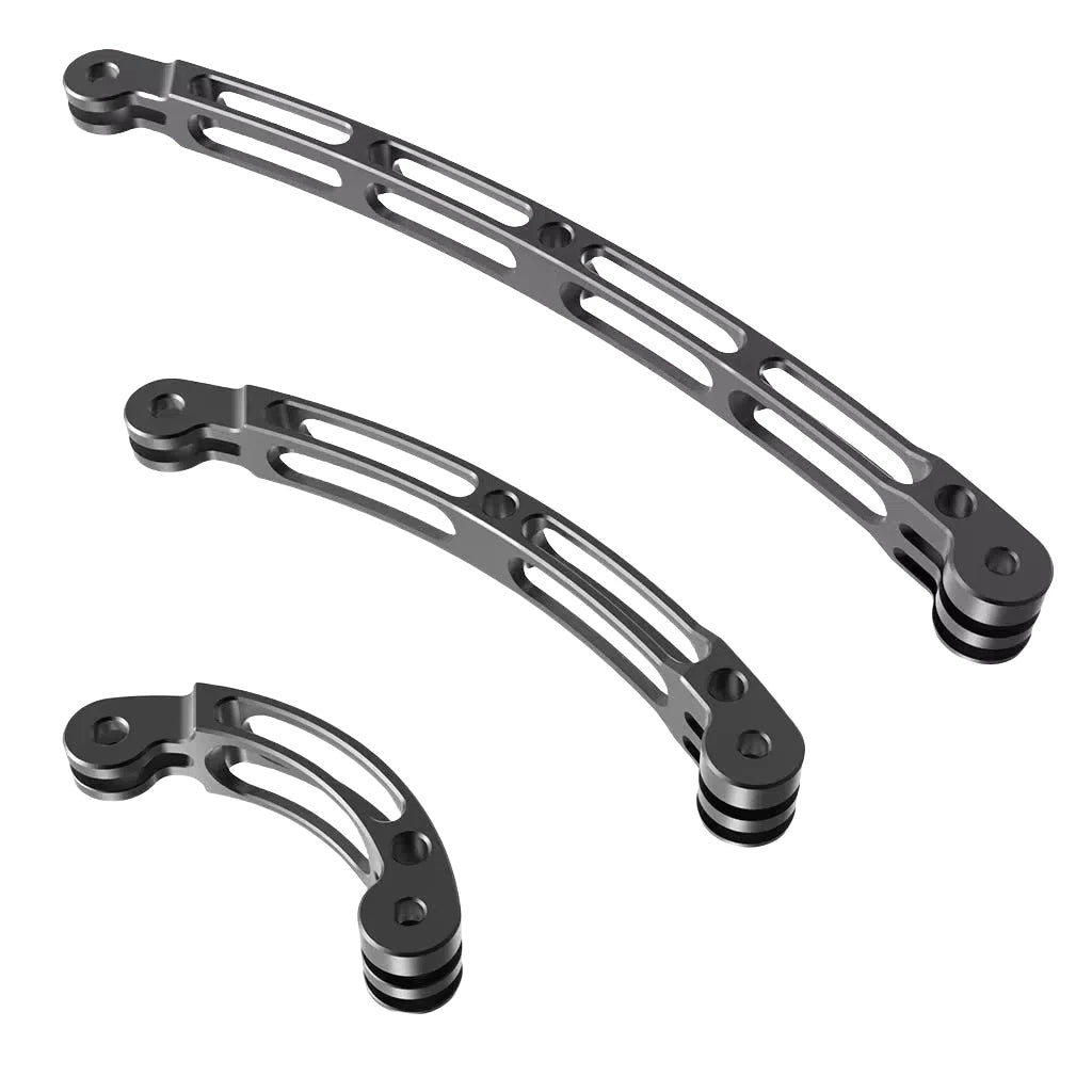 Action Camera Helmet Mount Extension Aluminum Arm Adapter