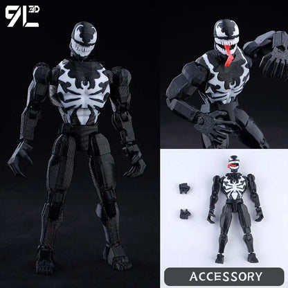 14cm Multi Jointed Action Figure 3D Printed Poseable Collectible Toy