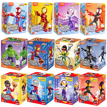 Assembly Action Figure 12cm Blind Box Building Block Toy Model